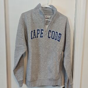 Gray Cape Cod Half-Zip Sweatshirt
